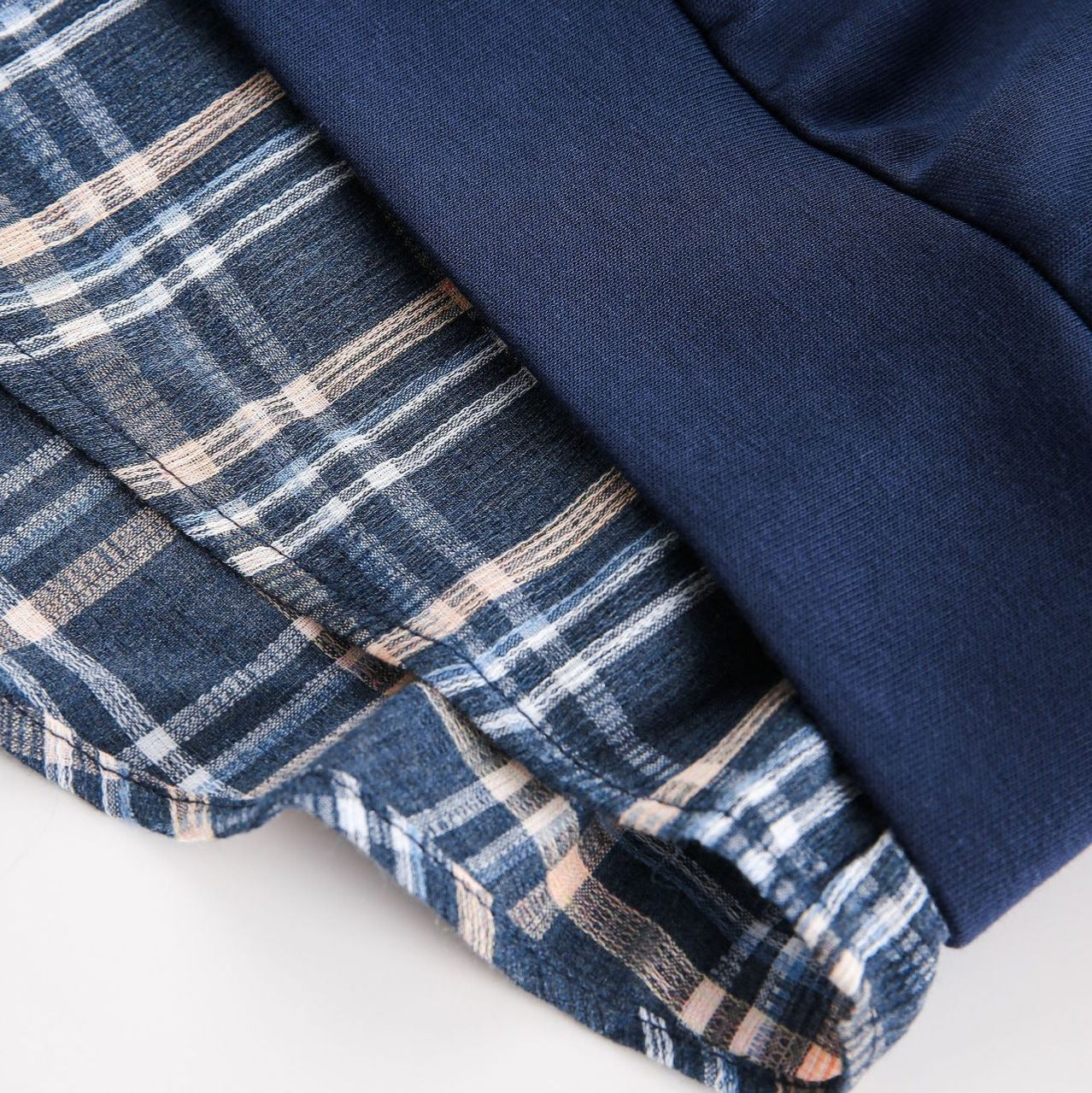 American Retro Loose False Two Pieces Hoodie Coat